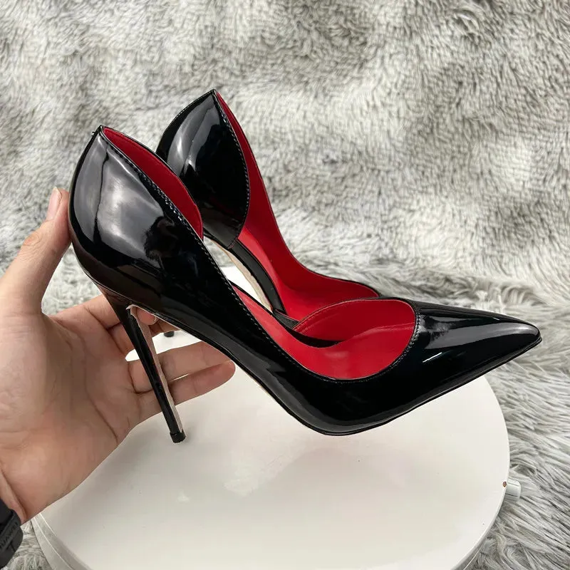 Thin High Heel Pumps Classic Elegant Pointed Toe High Heels Shoes