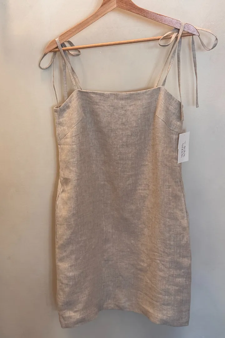 Tie Shoulder Dress