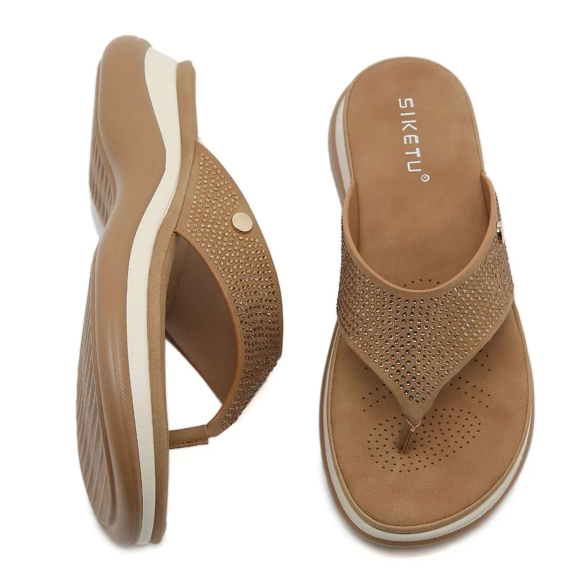 Toe Post Flats Sandals