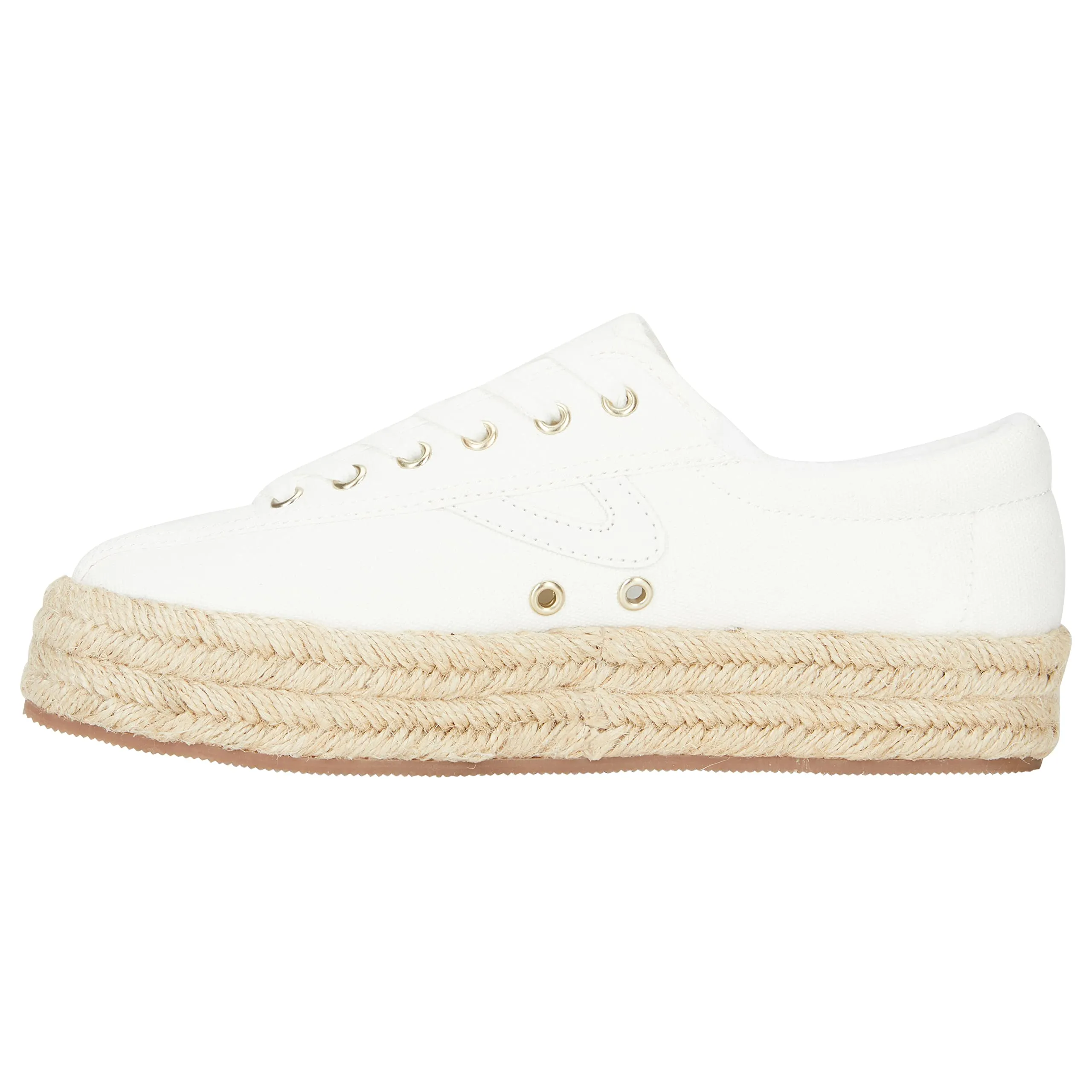 TRETORN Women's Nylite Canvas Sneakers Cute Tennis Shoes for Everyday Walking Comfort, White, 8