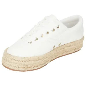 TRETORN Women's Nylite Canvas Sneakers Cute Tennis Shoes for Everyday Walking Comfort, White, 8