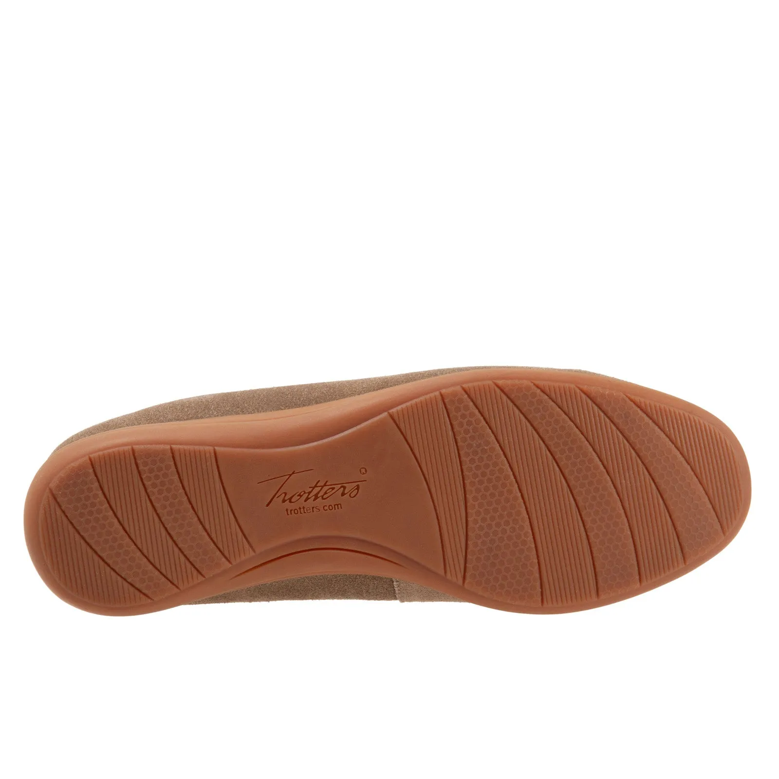 Trotters Dawson T2254-258 Womens Brown Leather Slip On Loafer Flats Shoes