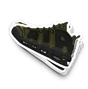 Uptempo "Cargo Khaki" Sneaker Sticker