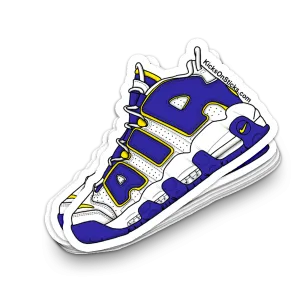 Uptempo "Golden State" Sneaker Sticker