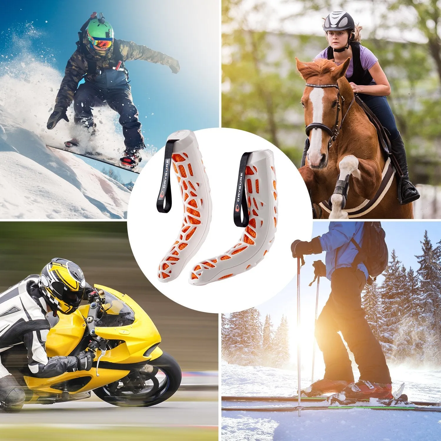 White & Black Drysure Extreme