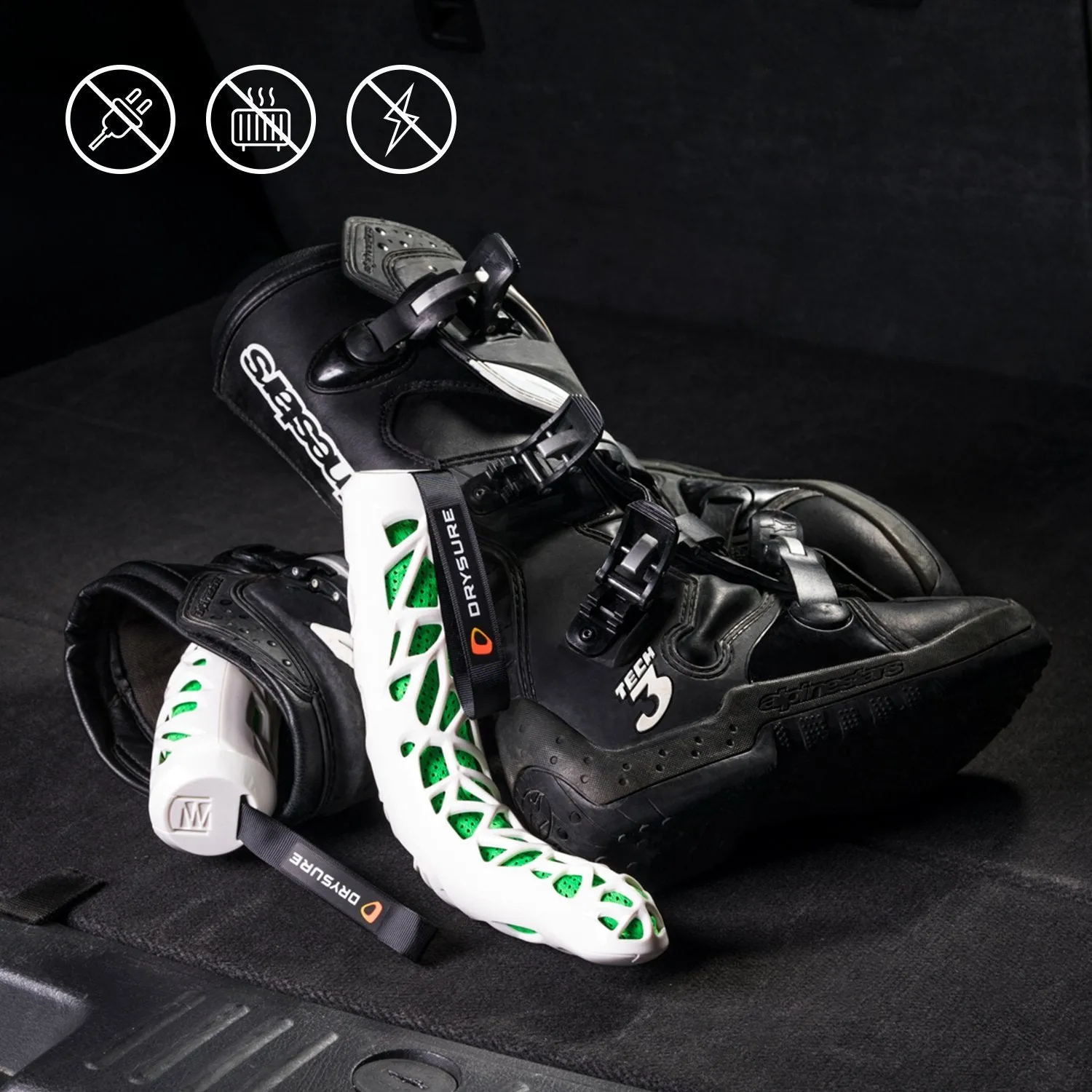 White & Black Drysure Extreme