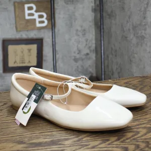 Wild Fable Womens Elsa Mary Jane Ballet Flats with Memory Foam Insole Cream 11M