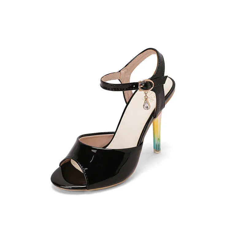 Women's Ankle Strap Stiletto Heels Sandals