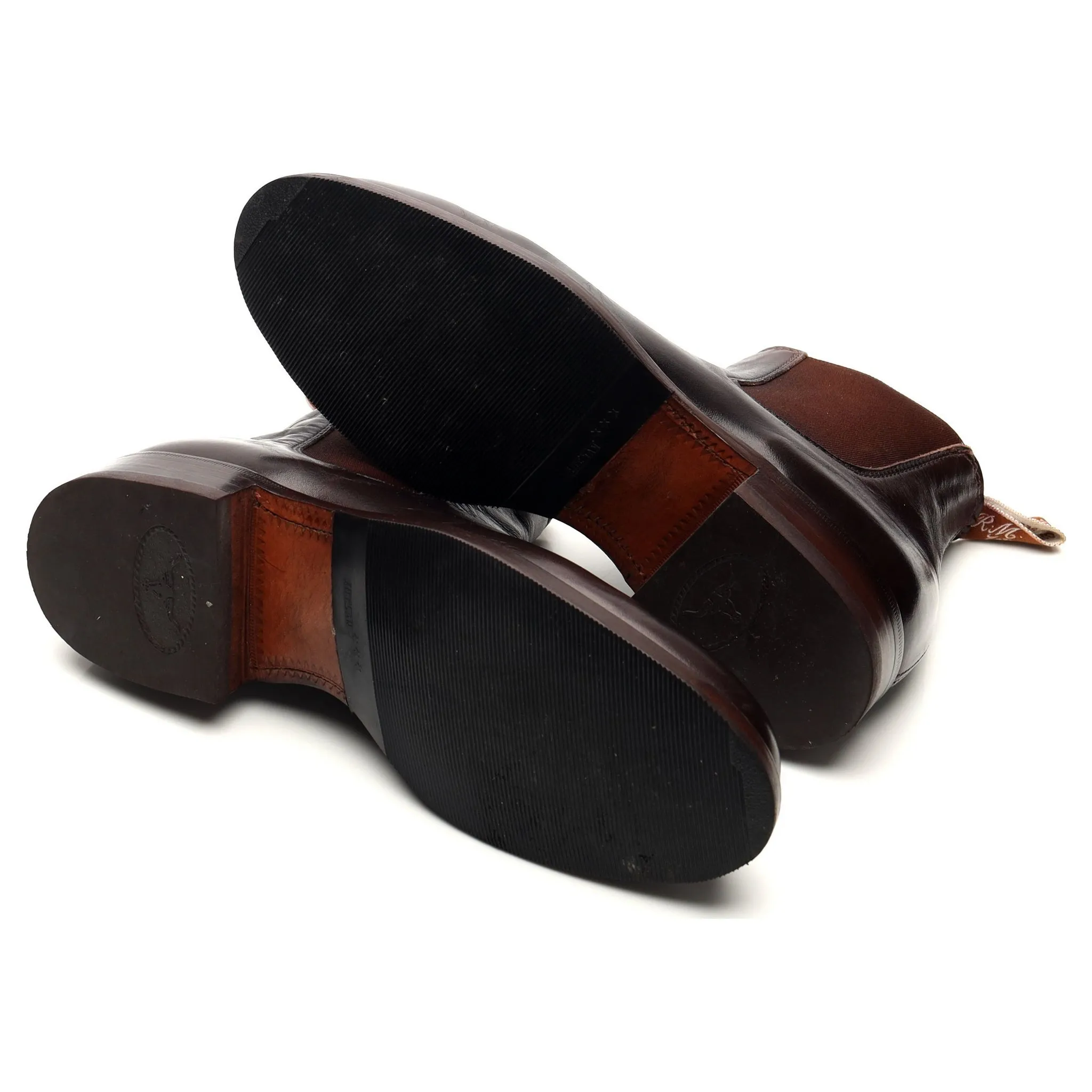 Women's Dark Brown Leather Chelsea Boot UK 6 F