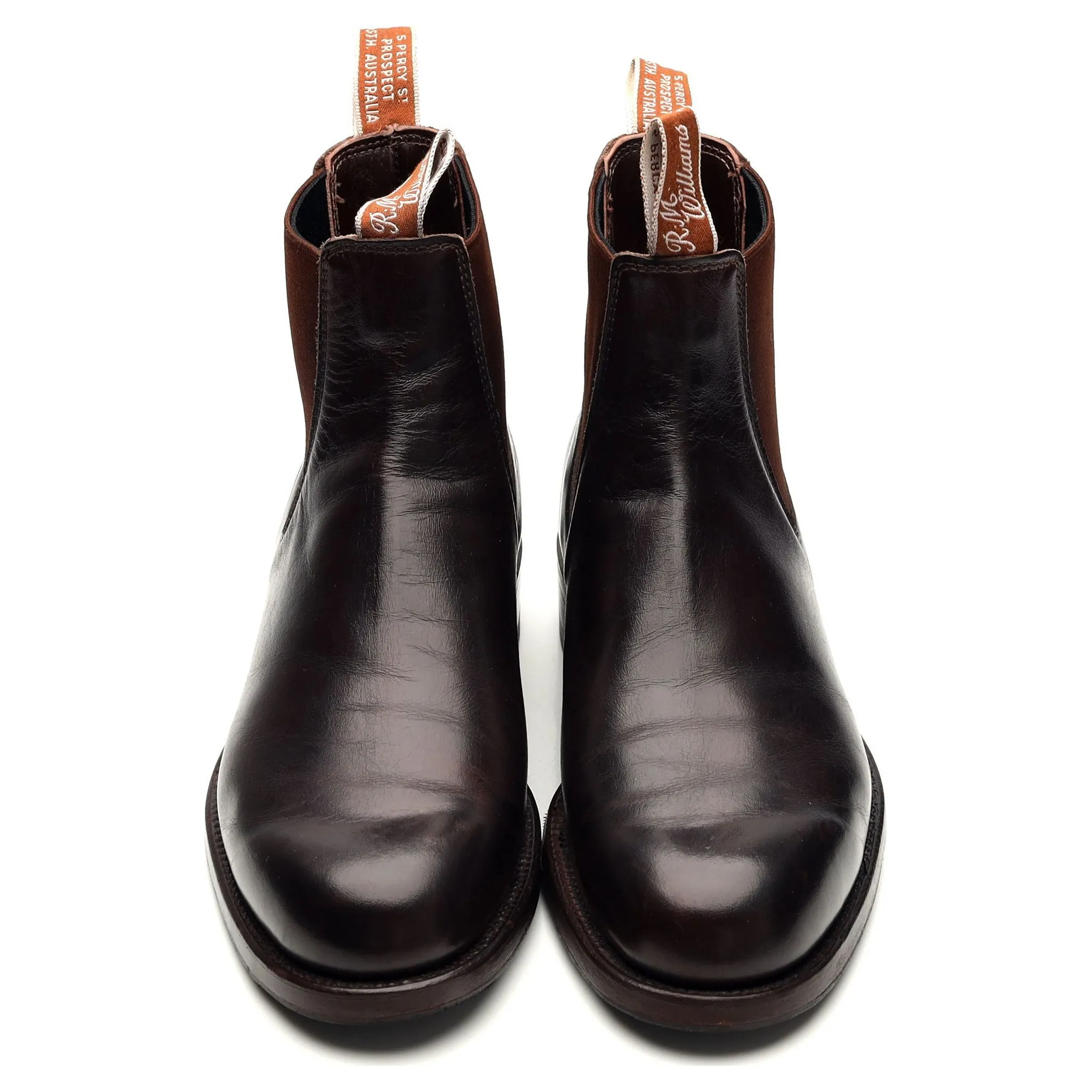 Women's Dark Brown Leather Chelsea Boot UK 6 F