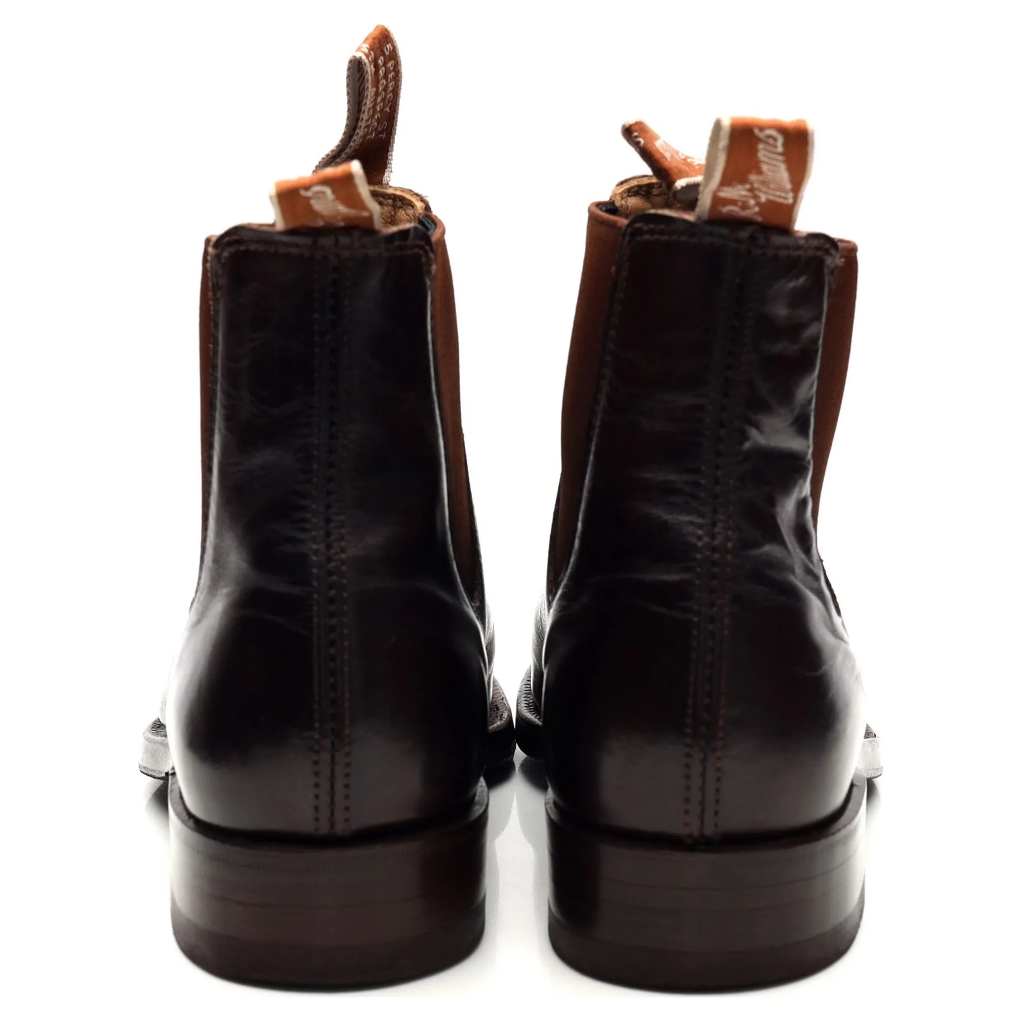 Women's Dark Brown Leather Chelsea Boot UK 6 F