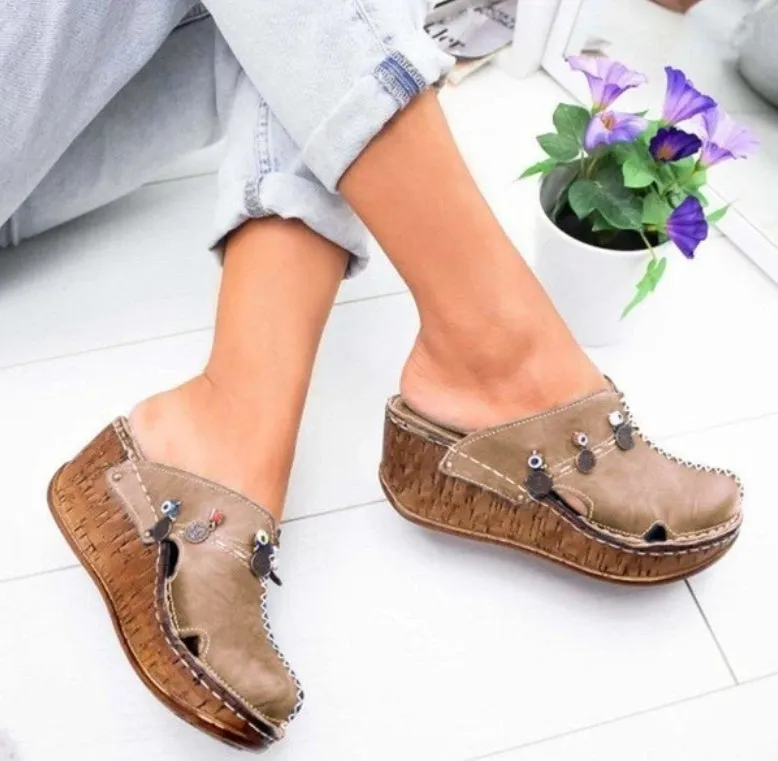 Women's platform wedge sandals