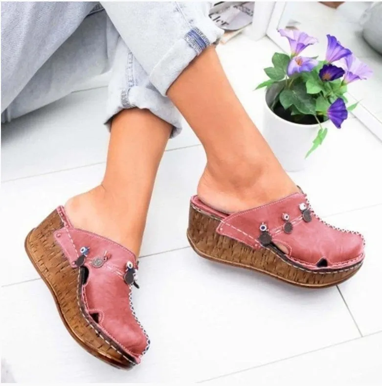 Women's platform wedge sandals