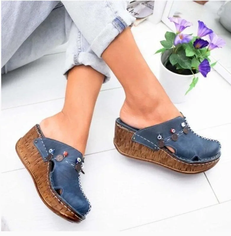 Women's platform wedge sandals