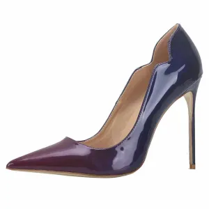 Women's Sexy Pointed Toe Slip on Pumps Stiletto High Heels