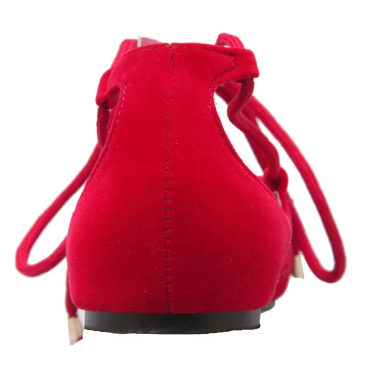 Women's Strappy Low Heel Pumps