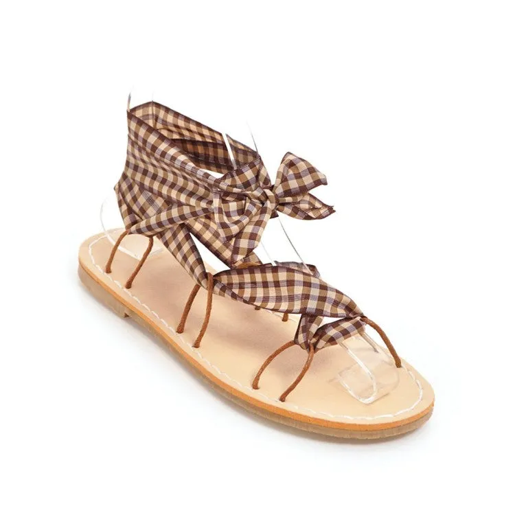 Women's's Strapped Slik Flat Sandals